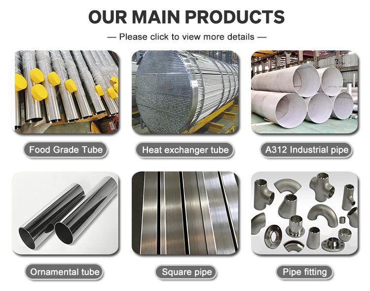 AiSi ASTM A554 A312 A270 SS 201 304 304L 309S 316 316L Mirror Polished Tube Square Round Seamless Welded Stainless Steel