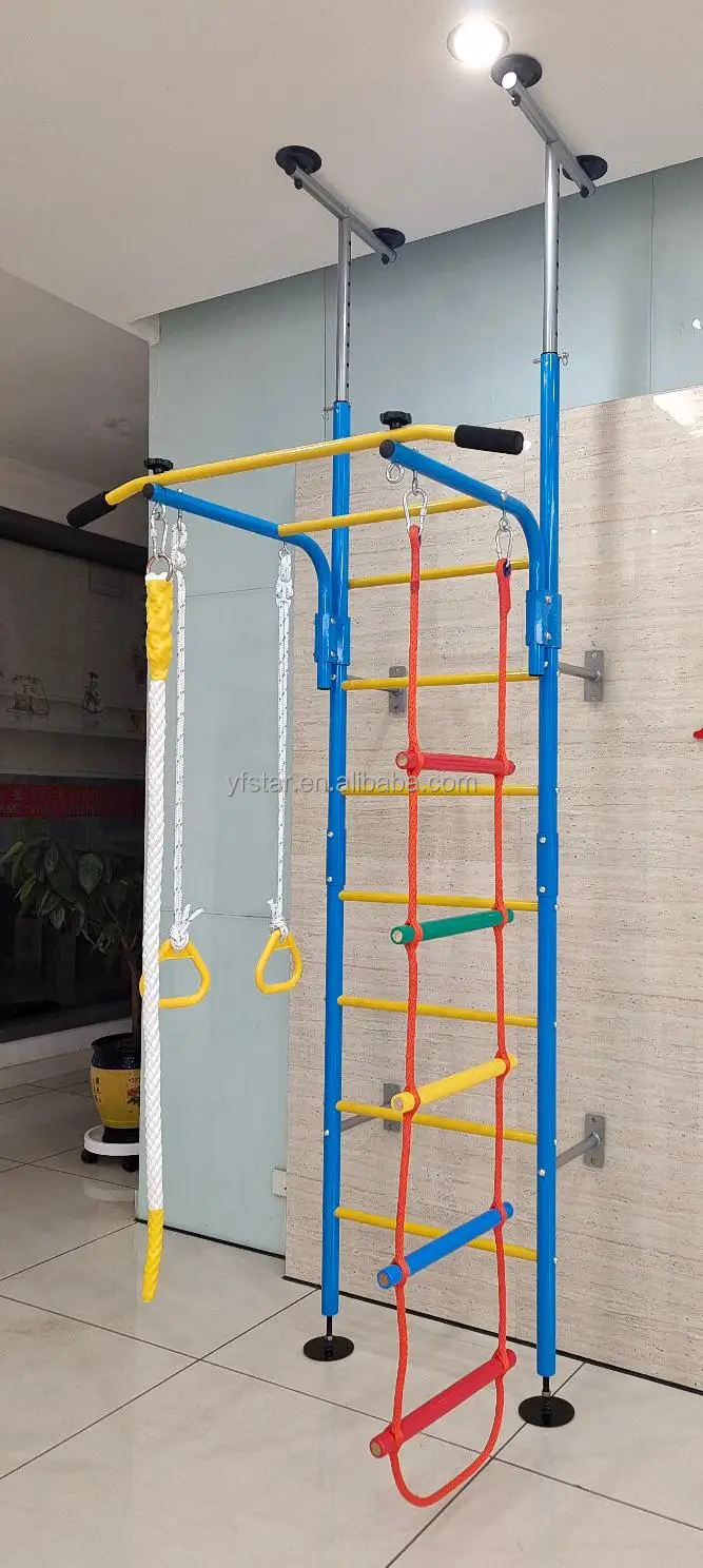 钢制瑞典式梯墙套装 儿童健身栏杆 瑞典式体操墙体操栏杆 体操用具