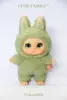 Standing green rabbit