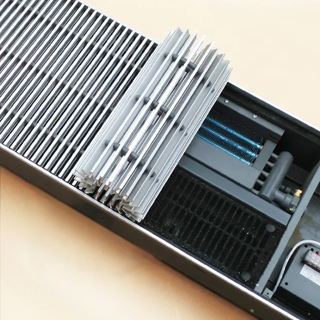 Large Building Floor Convector Central Heater Radiator with Fan