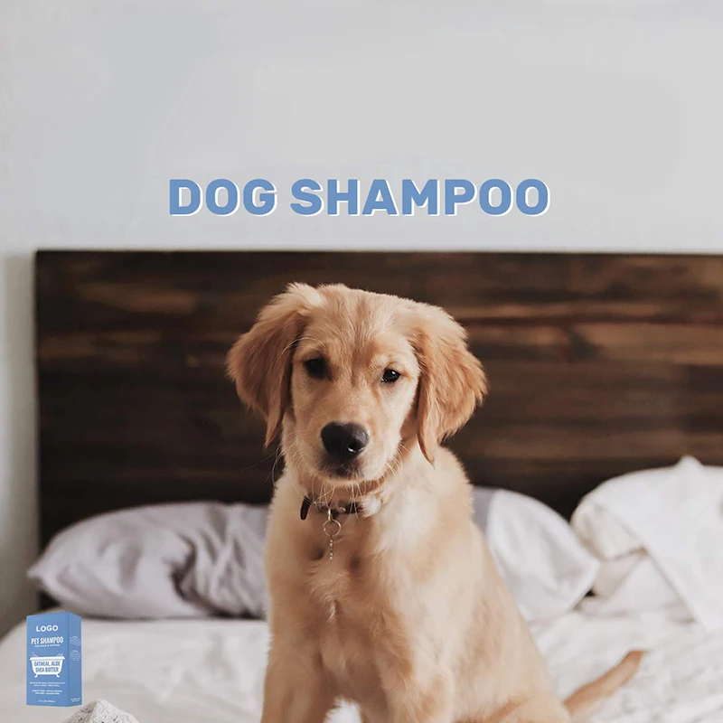 Private Label Natural Oatmeal Aloe Puppy Pet Shampoo Grooming Skin