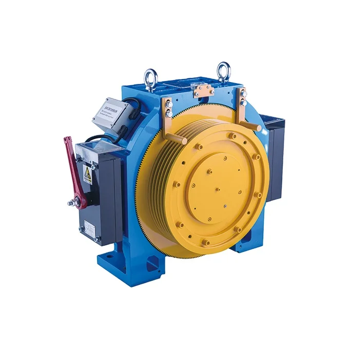 Traction Device 3000kg Load Gearless sharp Elevator Machine