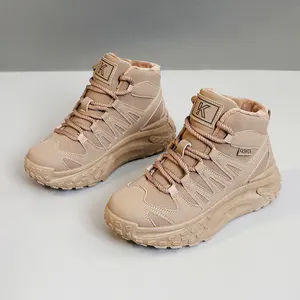 KT2809 High Quality Women's Sporty Style Sneakers Anti-Slip Comfortable Lace-Up Shoes for Winter