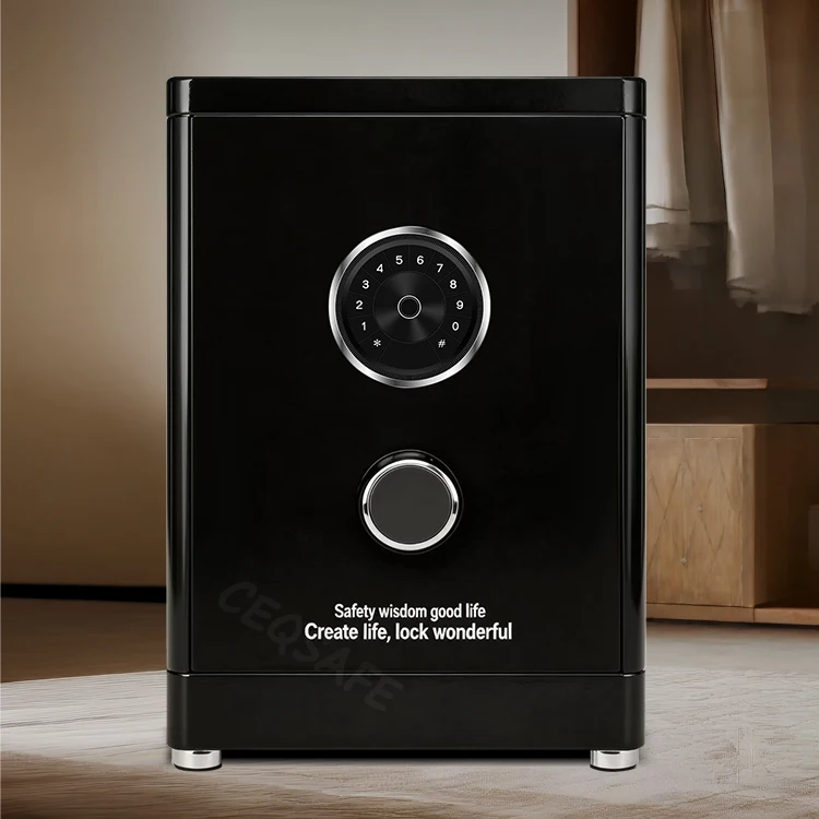 face recognition tuya app wifi smart safe box for money large safes-3