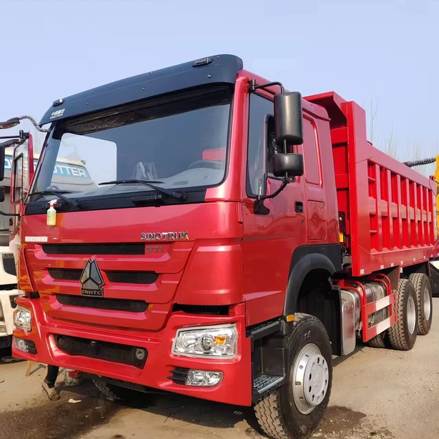 Sinotruk HOWO Nx 6X4 10 Wheel Tire  400 420HP Truck Used 371HP 30tons Second Hand 20m3 Mining Transport Dump Tipper Truck