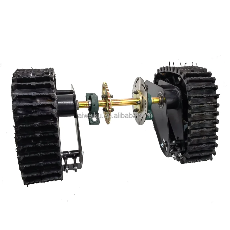 Газовый двигатель Go Kart Karting UTV Багги Quad заднее колесо ATV снег песок снегоход гусеницы в сборе с осью цепь Звездочка тормоз dis
