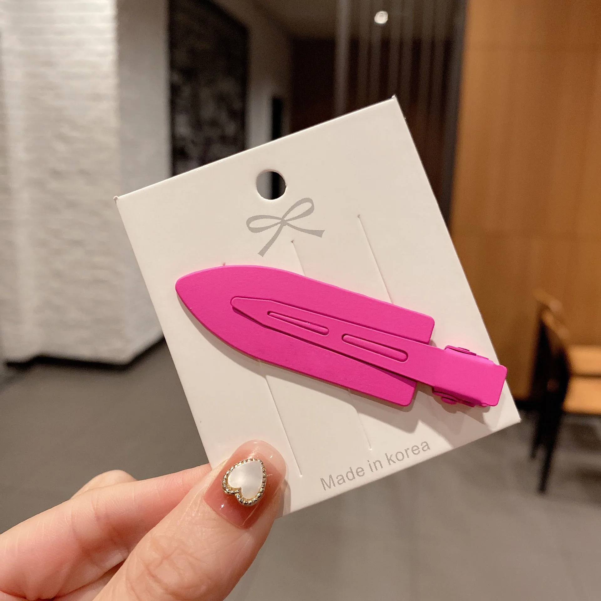 Индивидуальная металлическая бесшовная шпилька карамельного цвета удобные негнутые складки заколки для волос макияжа девочек