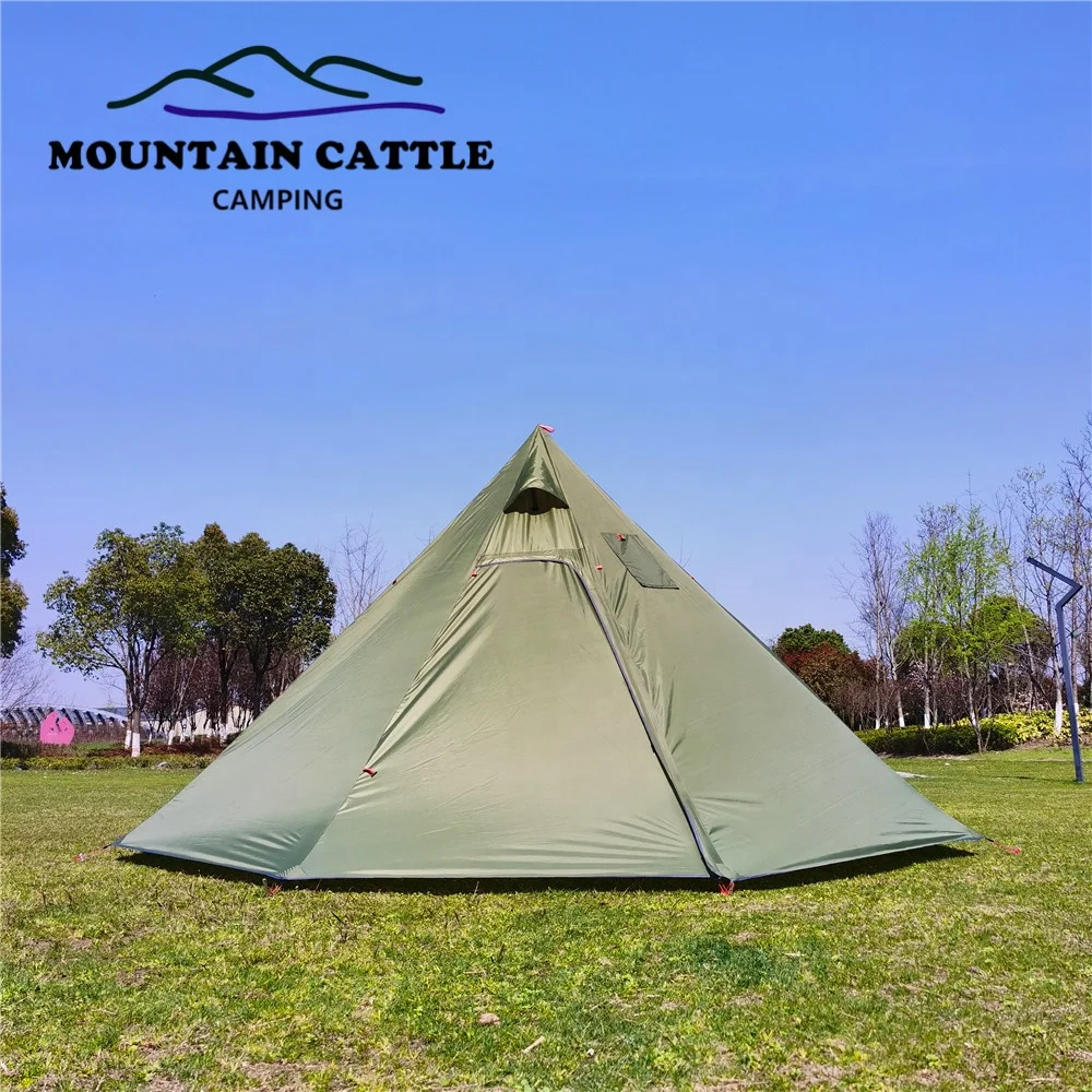 Ultralight Foldable Tipi Tent For 3-4 Persons - Oem