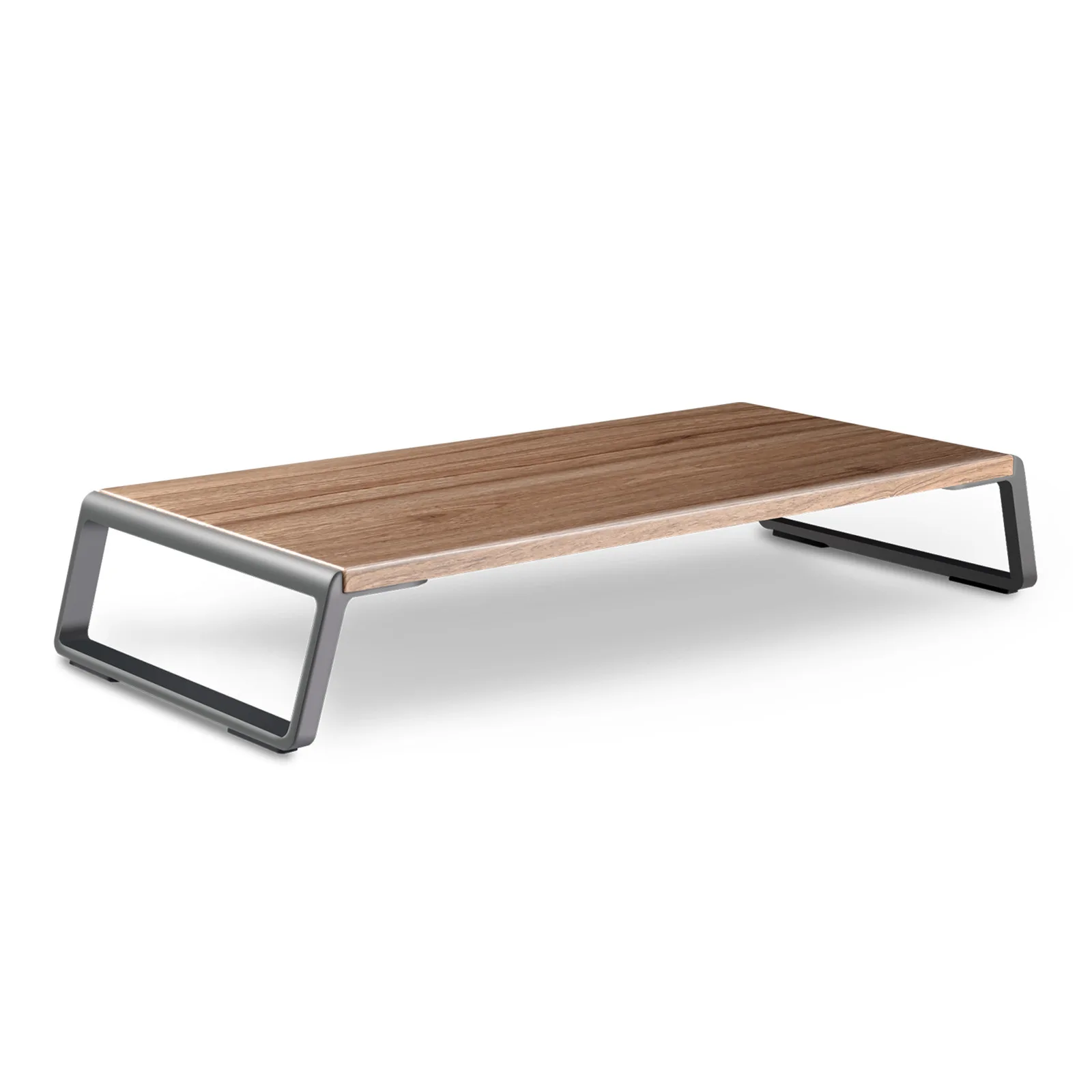 IKATAK New Metal PC Riser and Wood LCD Desk Monitor Stand Computer Desks