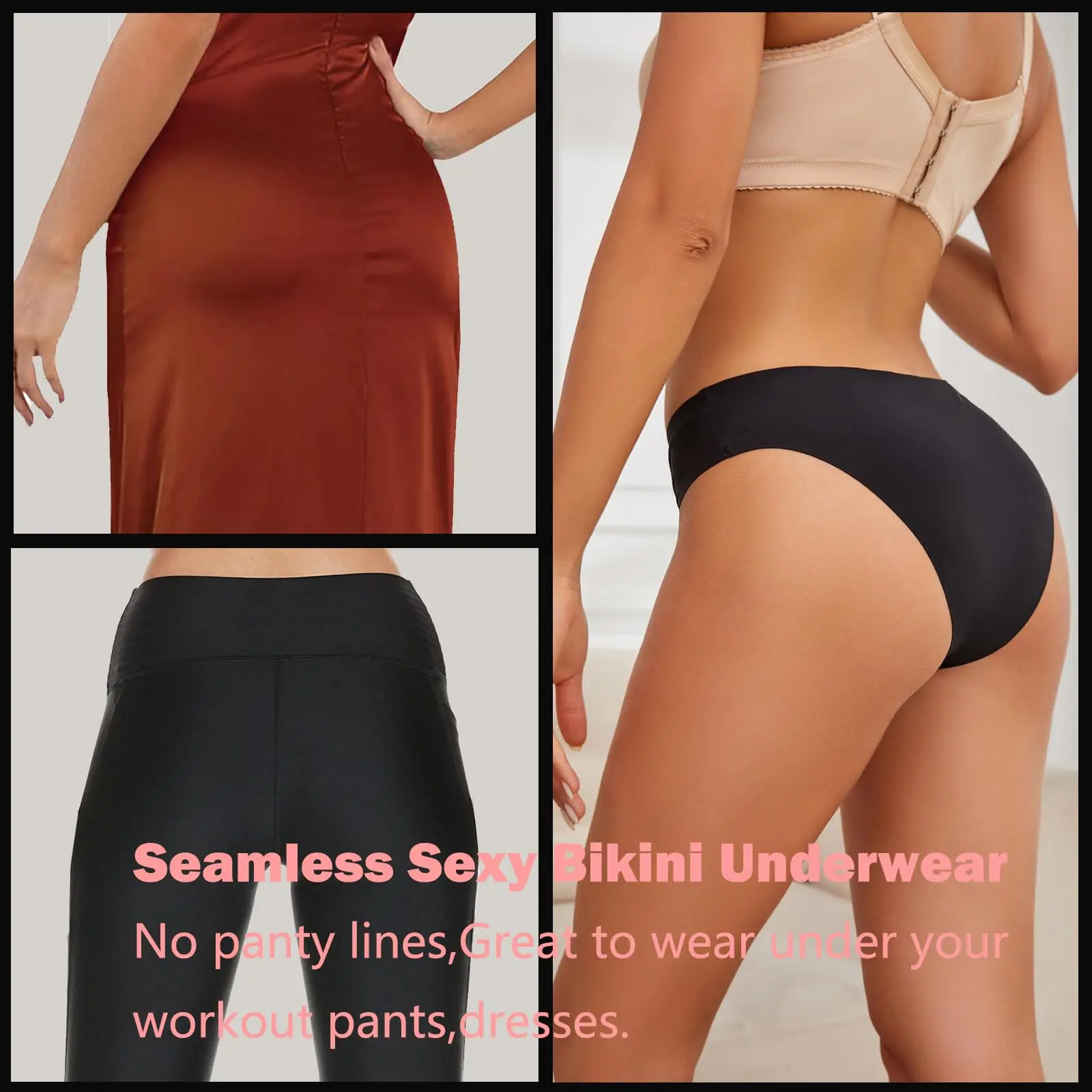 Breathable Comfortable Seamless Underwear Ladies Briefs Panty Sexy