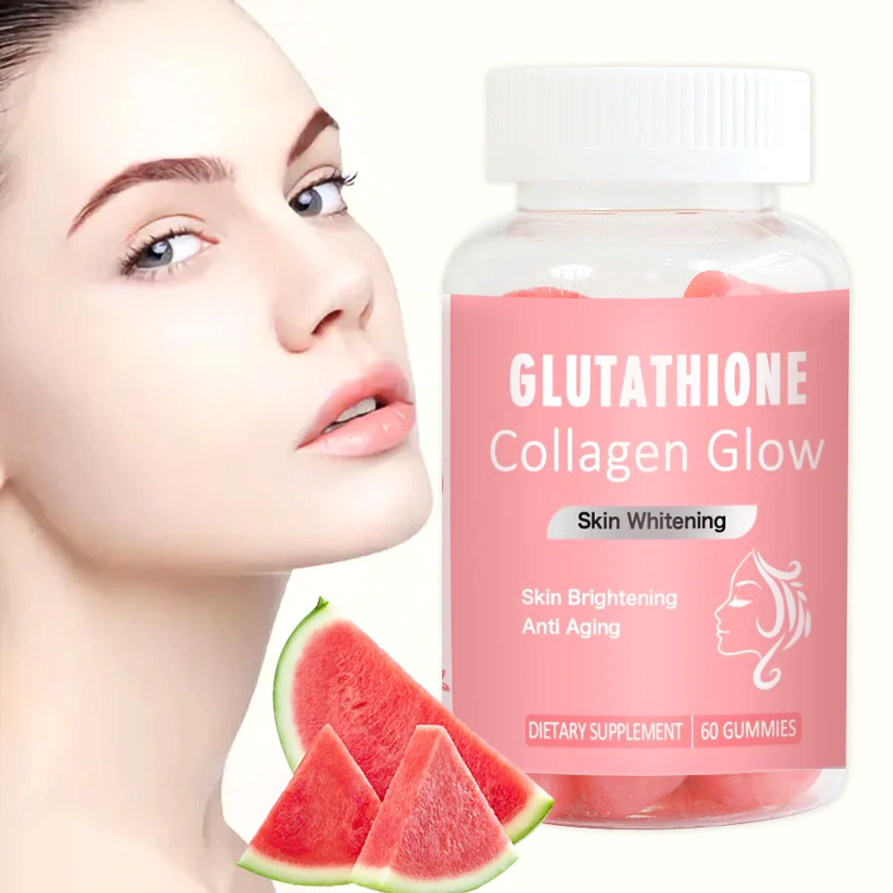 china-glutathion Chinaherbs Natural Collagen Glutathion Gummies for Adult Blanchissantes Les Gummies under eye lightening