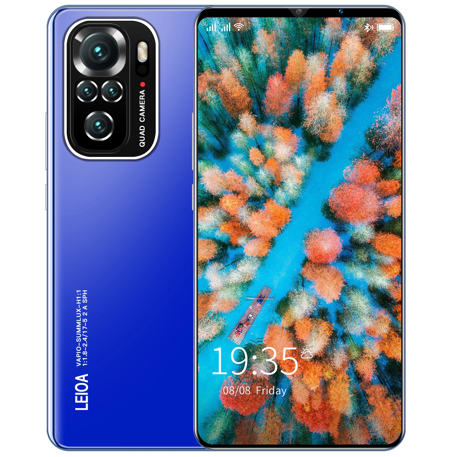 Двойная SIM-карта Note10pro, два режима ожидания, Nano SIM-карта, полноэкранный дисплей высокой четкости, Съемная батарея, разблокировка распознаванием лица, задняя камера со светодиодом