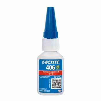 Cyanoacrylate Glue Manufacturer Direct Sale High-temperature Resistant Loctite 406 20gr Instant Super Glue for Rubber Plastic