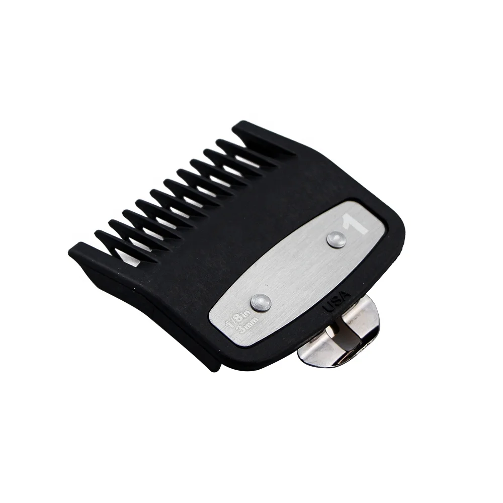 Black 8 Grids Base Box Universal Hair Clipper Limit Comb Guide Attachment Size Barber Replacement Hair Styling Tool Accessories