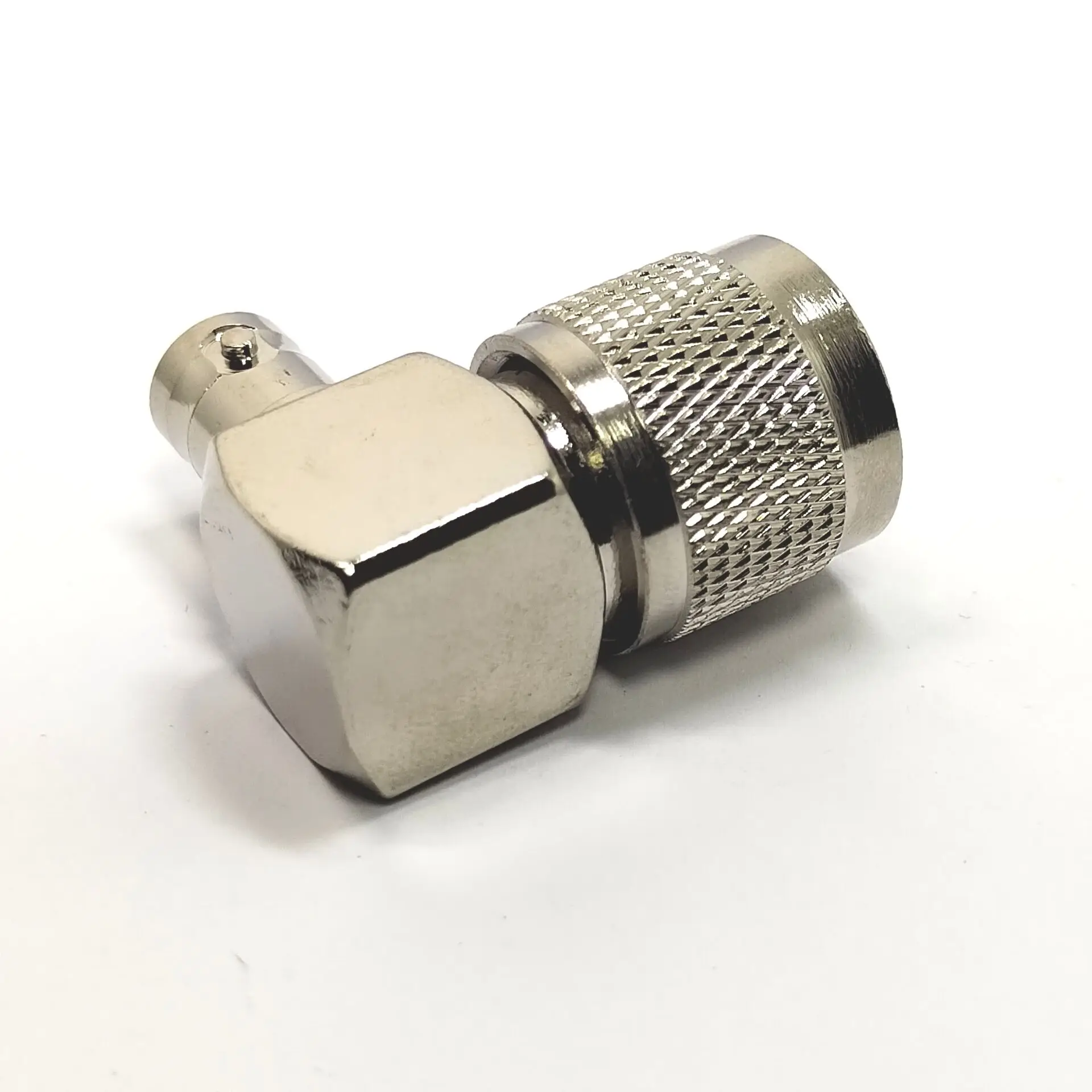 Nickel plated Rf Connector BNC Female To UHF PL259 Male Right Angle Adapter in stock manufacture