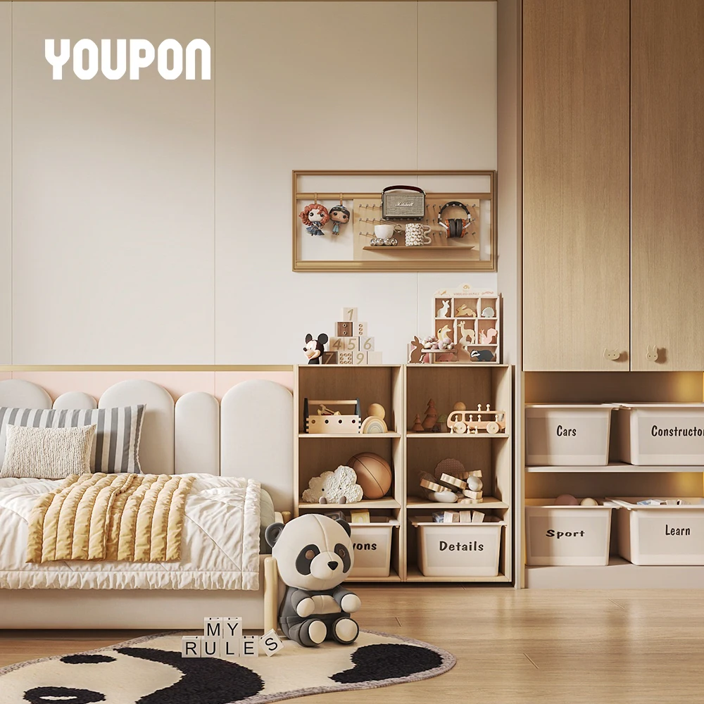 YOUPON Aluminium Alloy Rectangle Wall Mounted Multi-Tier Storage Rack-Durable Large Capacity Office & Home Organizer