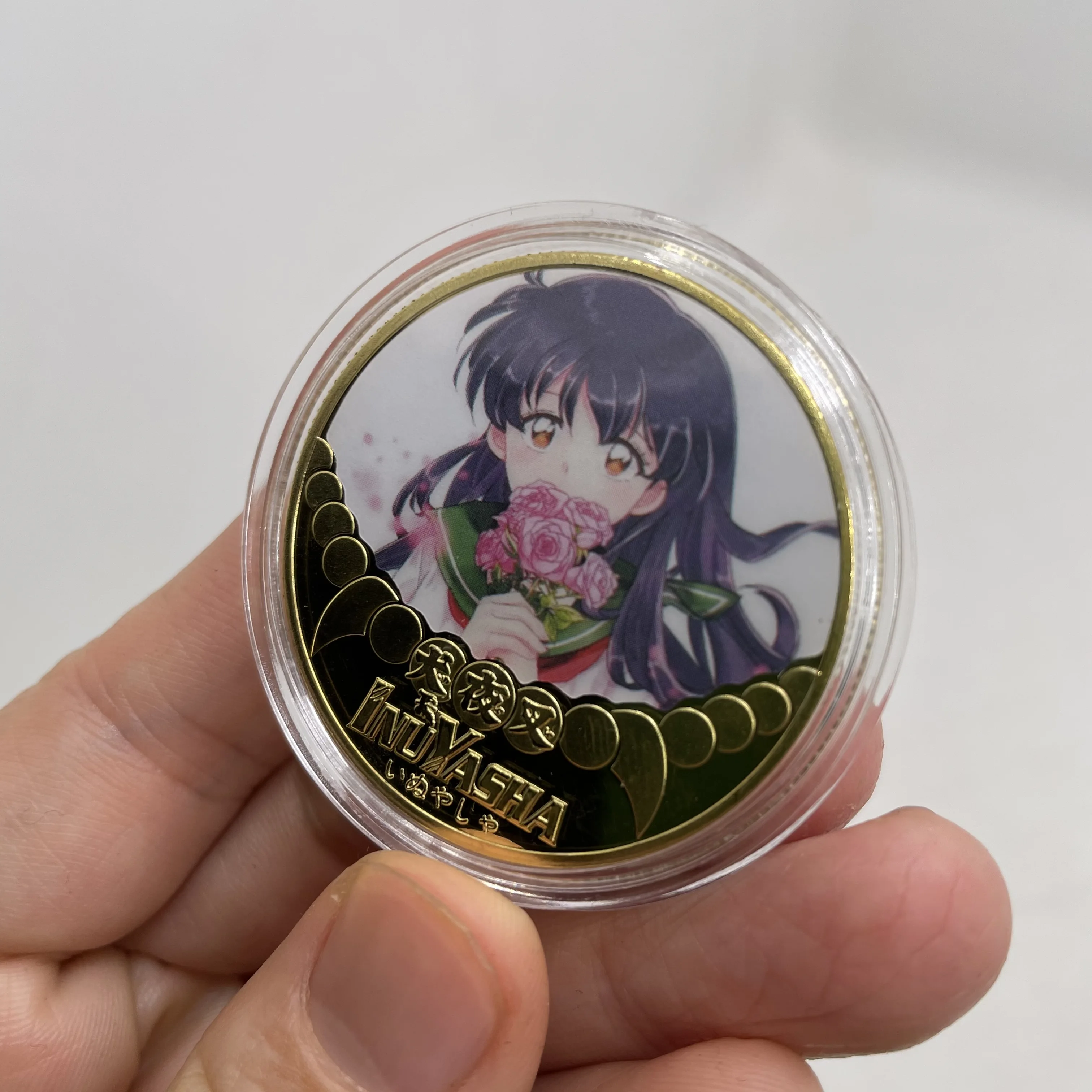 犬夜叉金メッキコイングッズ日本アニメチャレンジコインメダルお土産ギフト