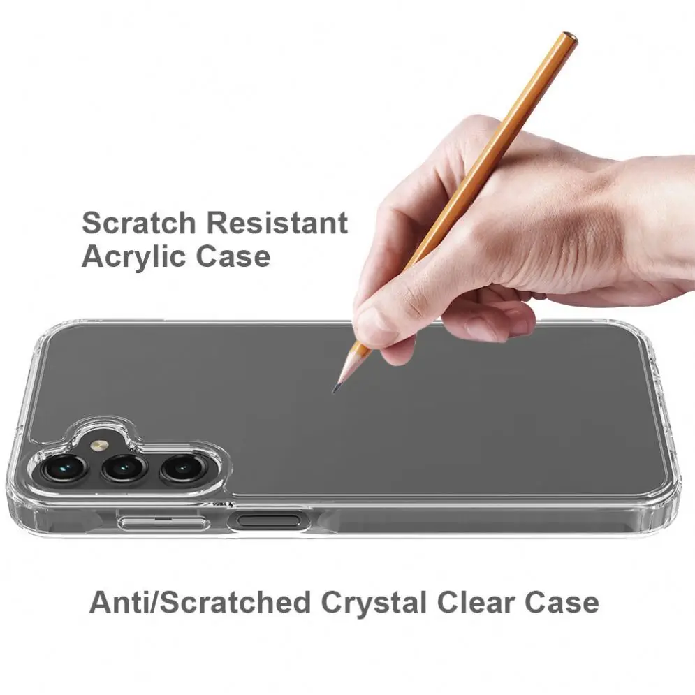 2 in 1 Tpu Pc Phone Case for Samsung Galaxy A15 Cases Luxury Design Anti Scratch Drop Transparent Proof Clear Sjk315
