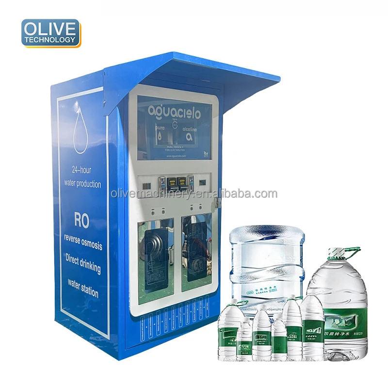 2025 Automatic Coin-Operated Public Water Vending Machine for Cold Water Dispensation in Shopping Malls