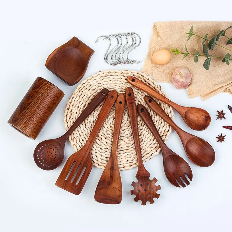 Kitchen Accessories Cooking Tools Wooden Kitchen Cooking Utensils Kitchen Utensils set