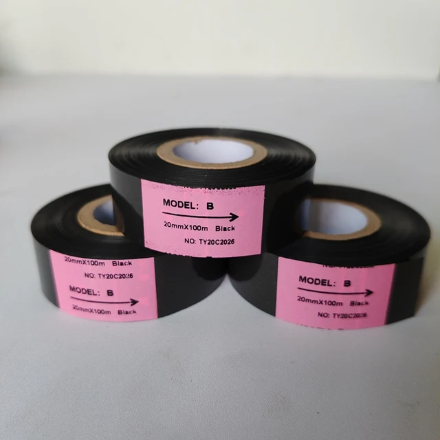HP501 Ribbon Coding Machine MODEL: B 20 Mm*100m Xiamen Tianyi TANE Coding Machine Ribbon Carbon Ribbon Date Ink Ribbon 2