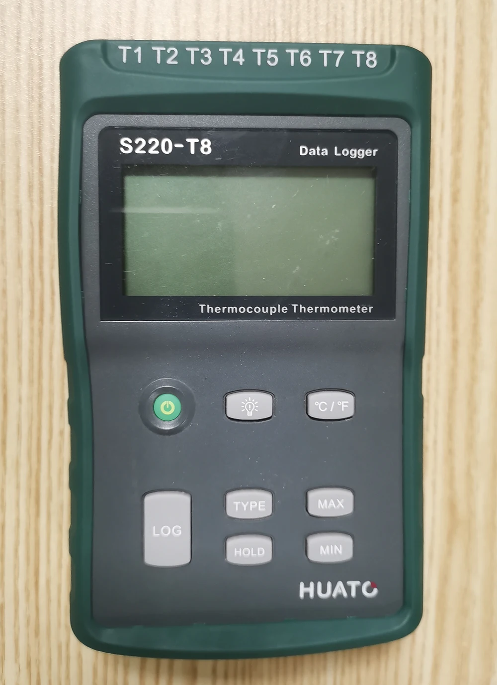Huato S220-T8マルチ8チャンネルThermocouple温度データロガー