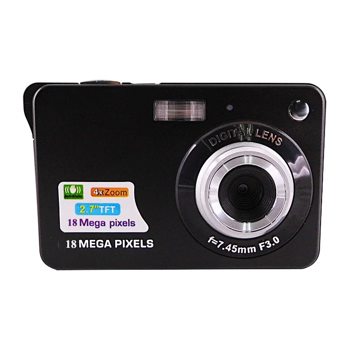 Winait Max 18MP Cheap Digital Compact Camera with 8x Zoom, 2.7