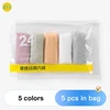 11 rose gris jaune vert blanc-5 pièces dans un sac