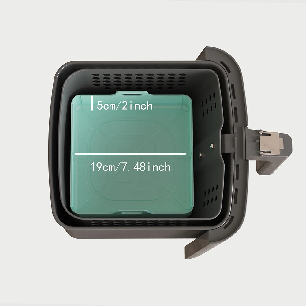 Durable Tray Safety Air Frying Pan Pad Nonstick Foldable Baking Inner