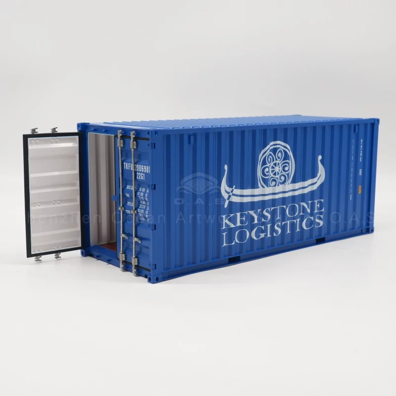 【L】O.A.S Model kontejneru z výroby na míru Měřítko 1:20 Řemeslné přepravní krabice MODEL KONTJAINERU KEYSTONE