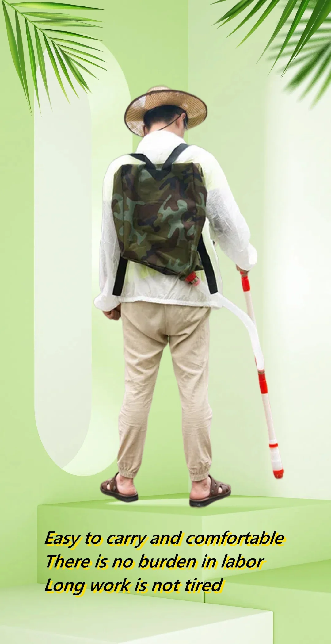 Manual Knapsack Agriculture Fertilizer Applicator Corn With Stainless Steel Tube