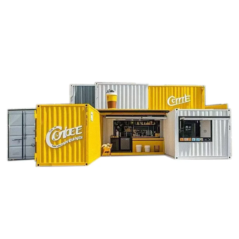 Creative Galvanized Steel Structure Container for Small Shops Street Shopping Spaces Residential Hotels Apartments Kitchens