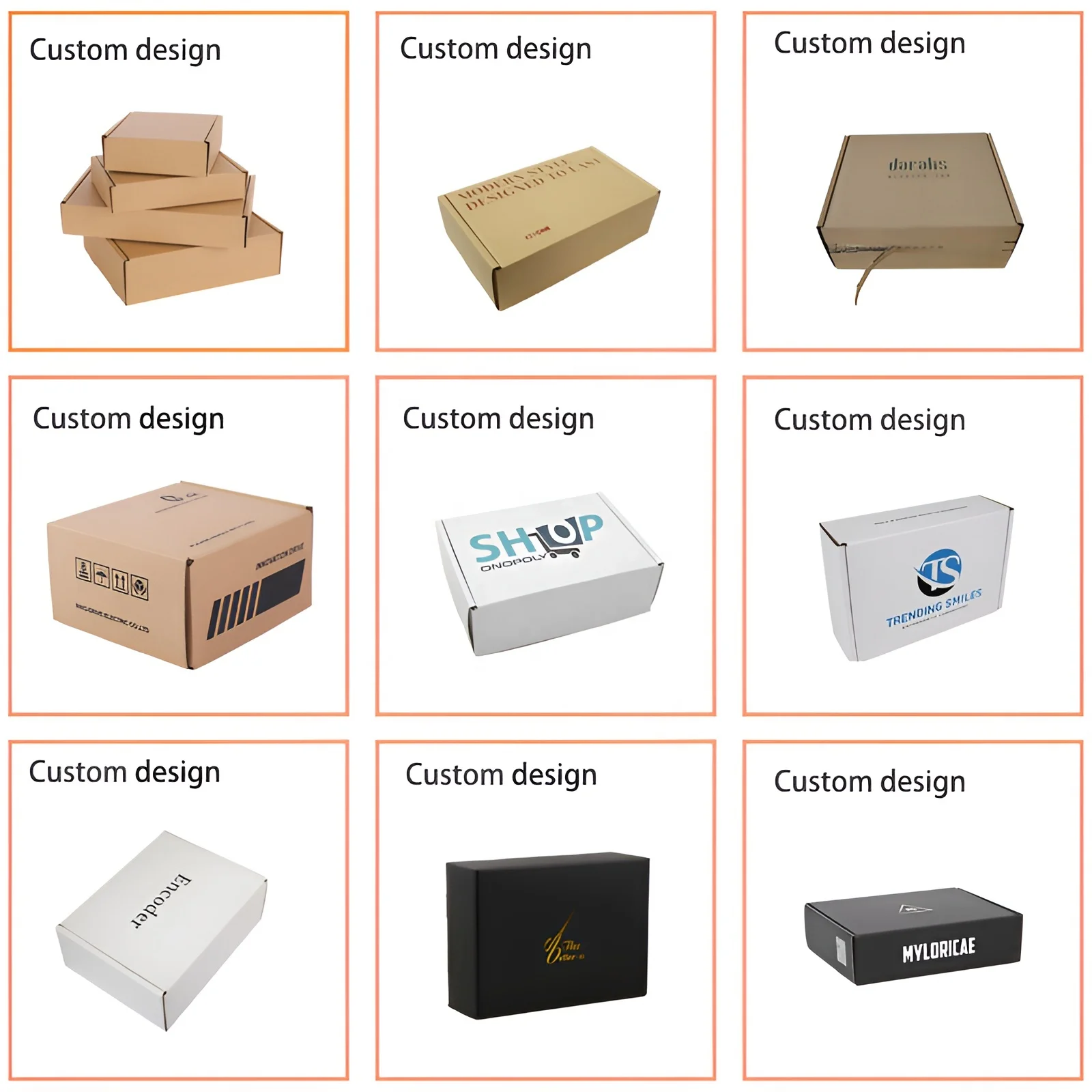 Customized Kraft Paper Boxes for Shipping & Gift Packaging