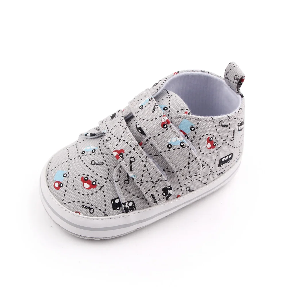 Newborn toddler shoes cartoon car casual baby shoes boys soft sole kids shoes supplier