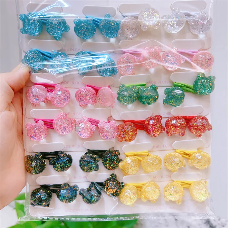 Mylulu Free Samples Kids Girls Baby Knocker Balls Hair Ties Bobbles