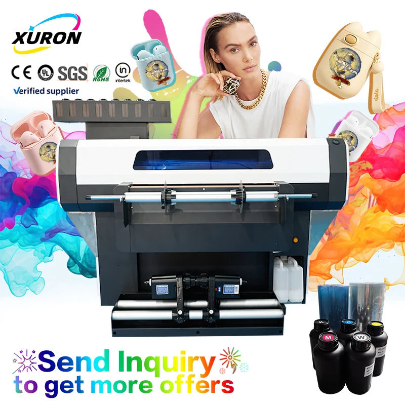 Xurong Manufacturing's High-Productivity Fully Automatic Roll-to-Roll UV DTF Printer Mass Transfer Multifunctional Pigment