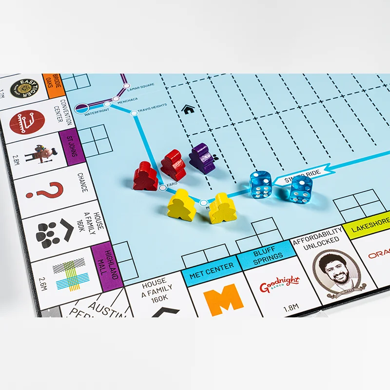 Hot Selling Wholesale Paper or Plastic Piece Custom Printing Hexahpoly Board Game for Adults factory