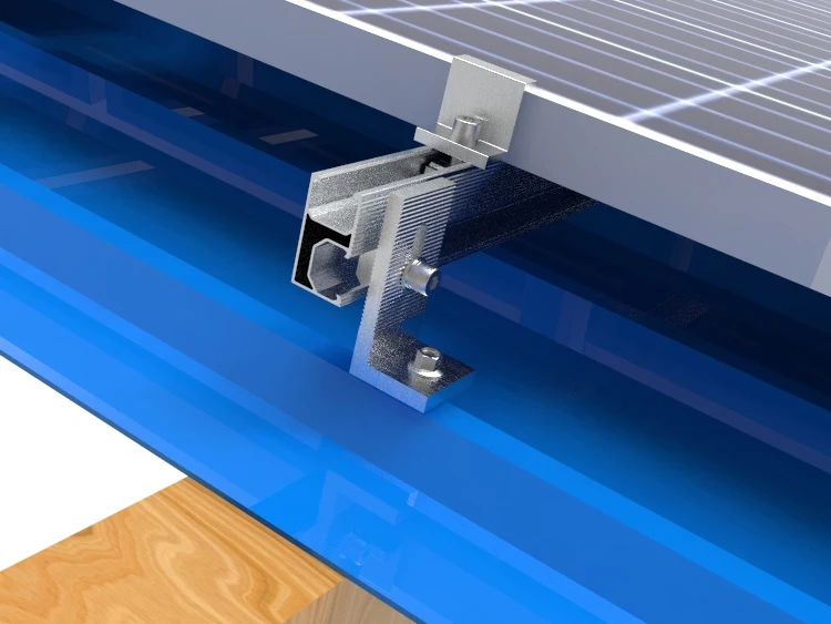 L Foot Tin Roof Solar Mounting Structure - Buy Tin Roof Solar Mounting ...