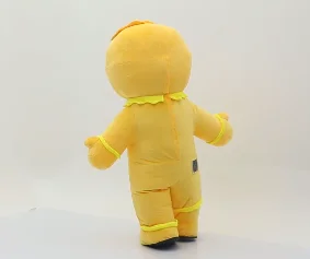 Festivals Carnival Halloween Inflatable Mascot Costumes Gingerbread Man 2.2m Inflation Clothing for Adults Walking Cosplay Wear