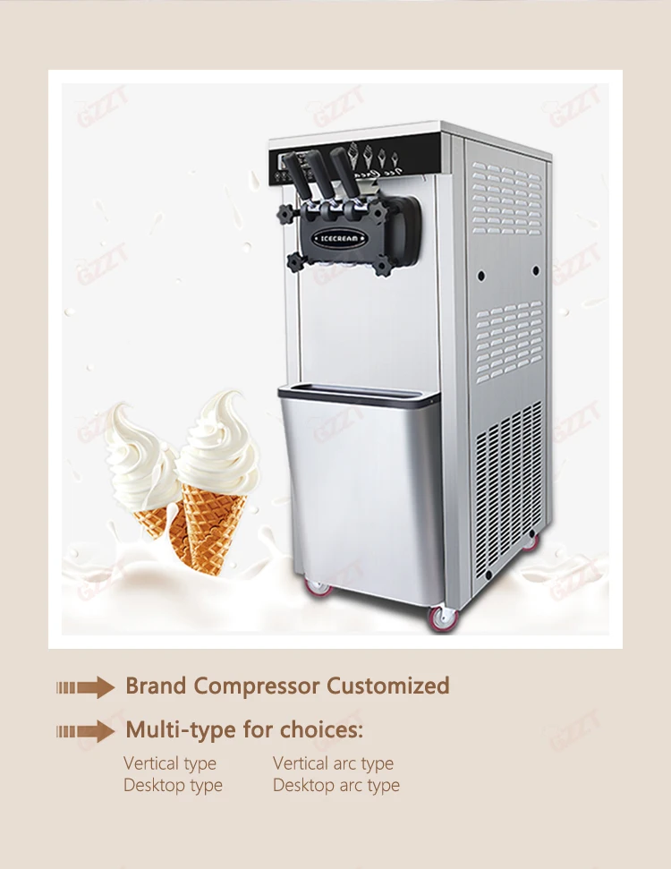 Suave Machine Manufacture Maquina Para Hacer Helado Suave Maquina De Helado Frito 3 ...