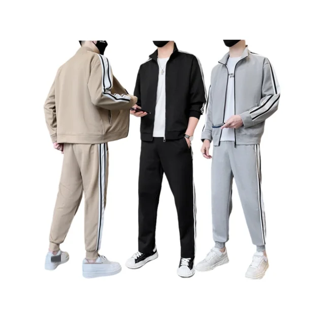 man outfit men's coat new sportswear spring casual Spring and autumn two piece tracksuits sets for men Sweater Suit