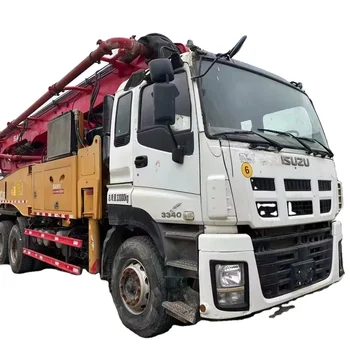 Good Price 2017 49m Used Concrete Boom Pump Trucks for Sale ISUZU Sany Concrete Pump