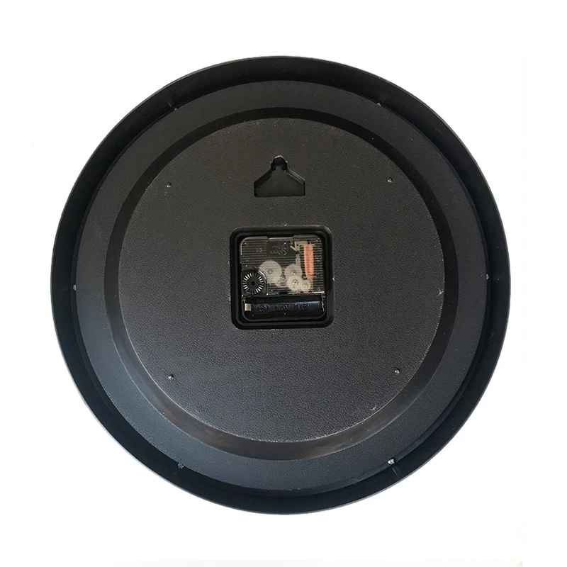 12 Inch Printed Face Battery Operate Plastic Round Quartz Custom Wall Clock