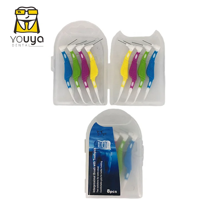 Высококачественная одноразовая межзубная щетка, межзубная щетка для ухода за зубами