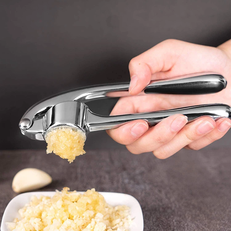 Zinc Alloy Garlic Press Peeler Tools Garlic Twister Manual Garlic