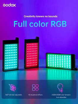 GODOX RGB M1 Photography Full-color RGB Fill Light Dimmable Mini Pocket Live Streaming Video Light detail image