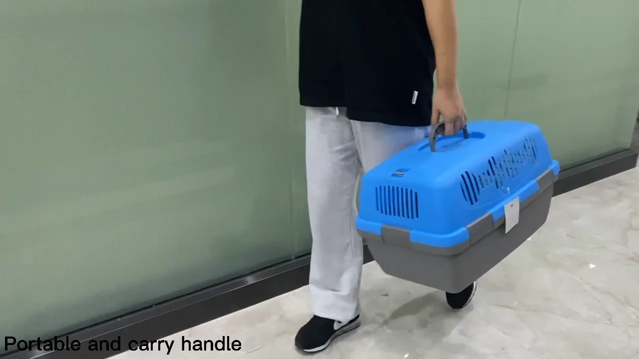 Aviation Plastic Portable Cat Dog Luxury Air Carrier Cage Airline