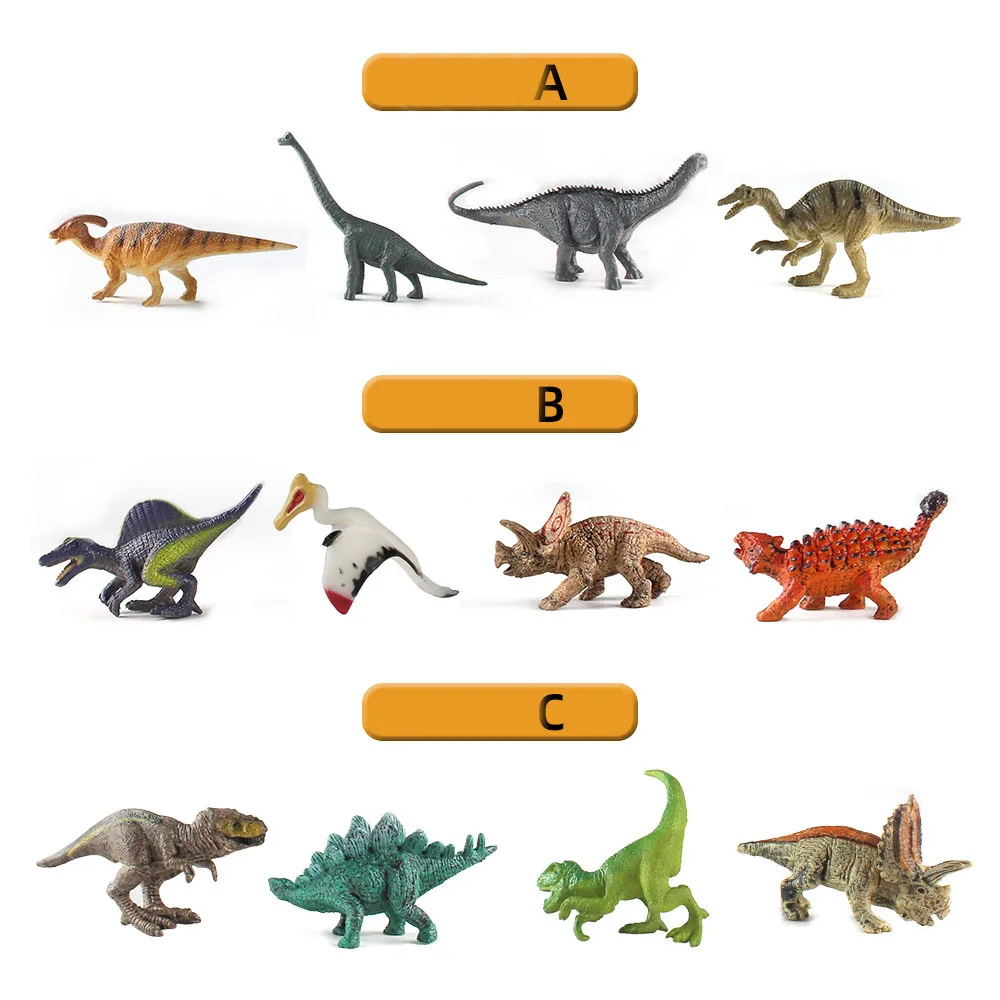 Early Educational Lifelik Realistic Mini Toys Wild Assemble Pvc Plastic