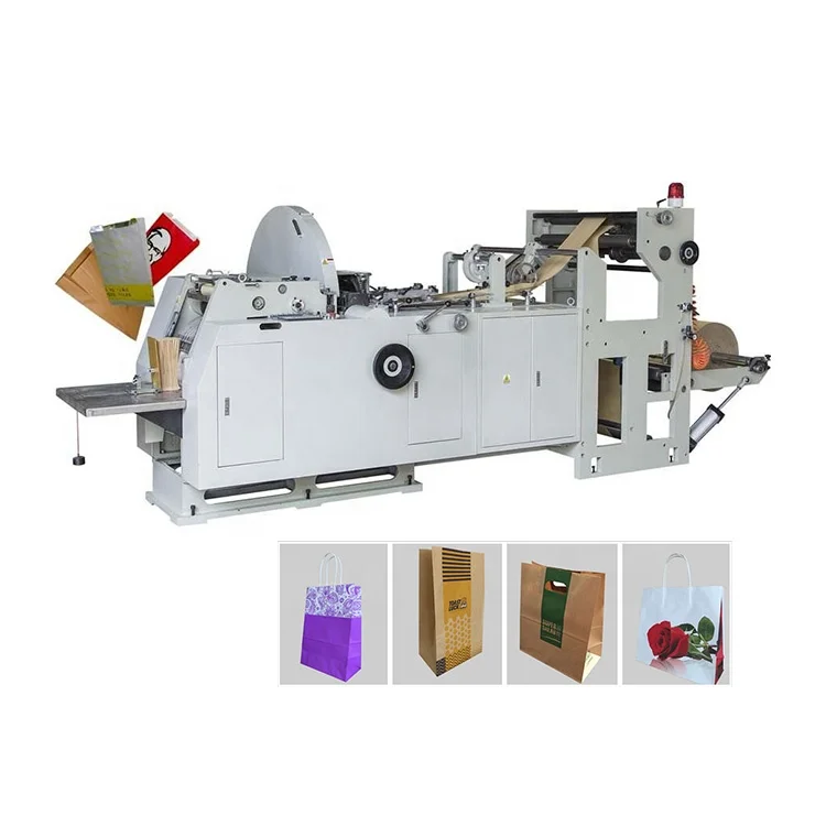 Factory Price Production High Speed Small Cheap Paper Bag Making Machine