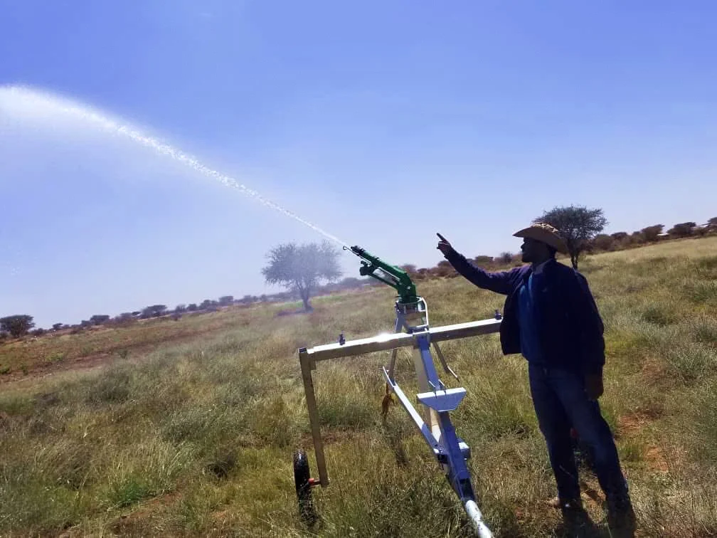 Titans Hose Reel Irrigation Machine with Travelling Rain Gun Sprinkler for Farm Orchard Irrigation System